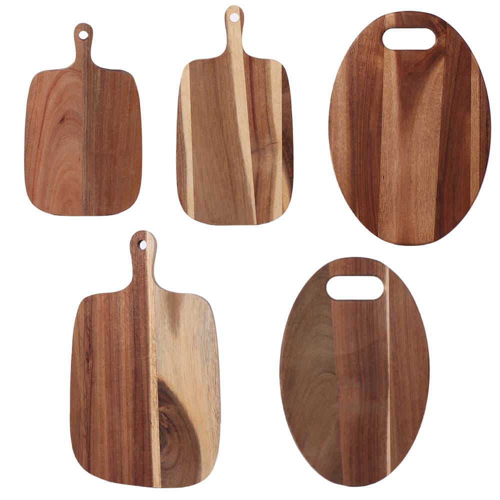 Kitchen Tool Hangable Wooden Chopping Blocks Exquisite Convenient Pizza Tray Natural Solid Wood Cheese Board Dining Room
