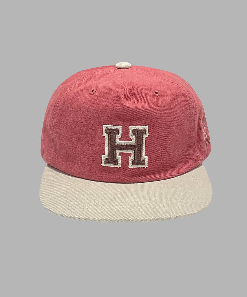 Hyui H Patch Two Tone Cap [Pink]