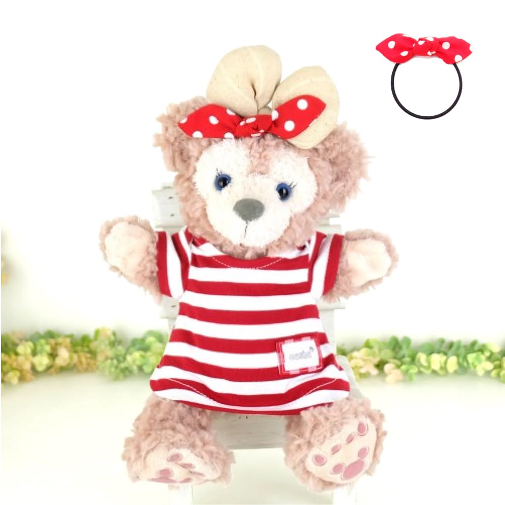 

Одежда для мягких игрушек, таких как сделанные из трикотажа красные cds512pt куклы, ShellieMay, одежда, костюм, Япония, платье, красный, отделка, наряжаться, день рождения,