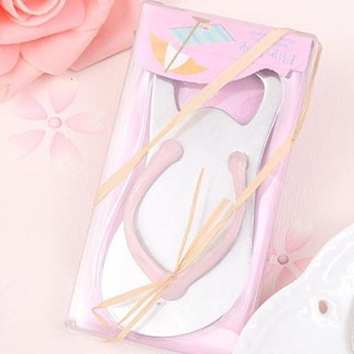 

Metal Corkscrew Nordic Blue Pink Alloy Flip Flop Beer Bottle Opener Keychain Home Kitchen Accessories Supplies Wedding Gifts