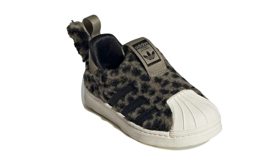 adidas Originele SUPERSTAR 360 Slijtvast Lage top Peuterschoenen Groen Zwart, Luipaardprint Baby En Peuter GY9174