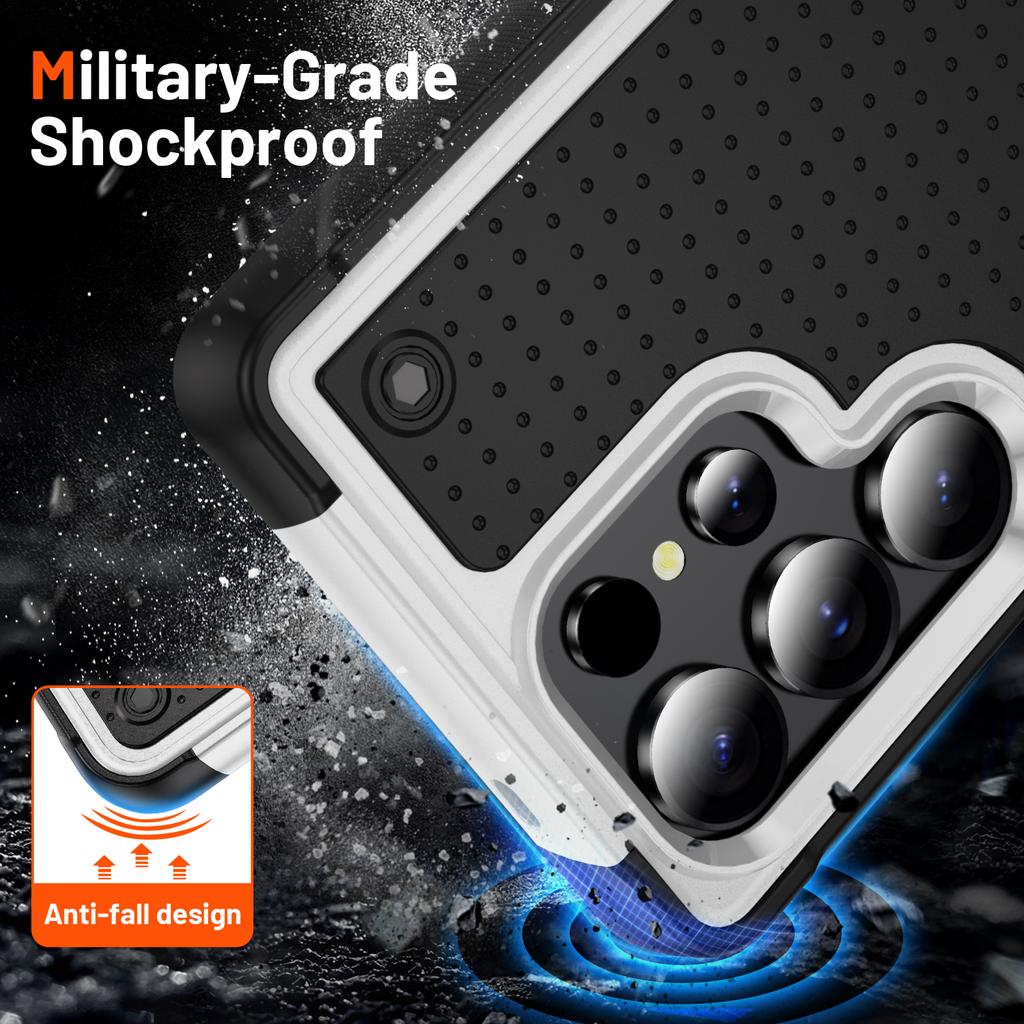 Anti-Slip Scratch Resistant Case for Samsung Galaxy S24 Ultra S25 Plus S23 FE S22 S21 Ultra S 25 24 Phone Funda Covers
