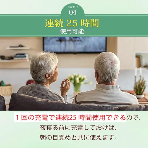 NIKEN Hearing Amplifier, Recommended by Singer Aki Yashiro, [Digital Ear Hook], Rechargeable, Made in Japan, Ultra-Lightweight (5g), Binaural, Clear S