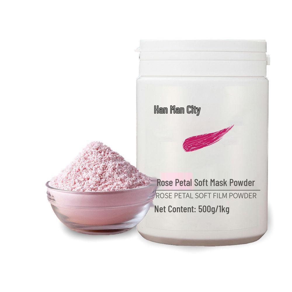 Rose Mint Hyaluronic Acid Collagen Mask Powder – Moisturizing & Hydrating Soft Face Mask