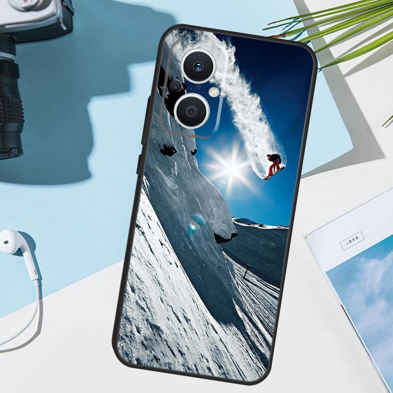 Ski Neige Snowboard Cover For OPPO Reno 7 8 Lite 10 12 13 14 Pro 11 F 12F 13F 14F OPPO Find X8 X5 X6 X9 Pro Case