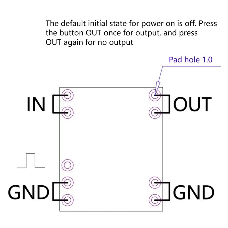 Miniature Power Switching Module With LED Status Indicator 3.3V To 20V Voltages Ranges 11A Load Capacity For Home Automation Robotics