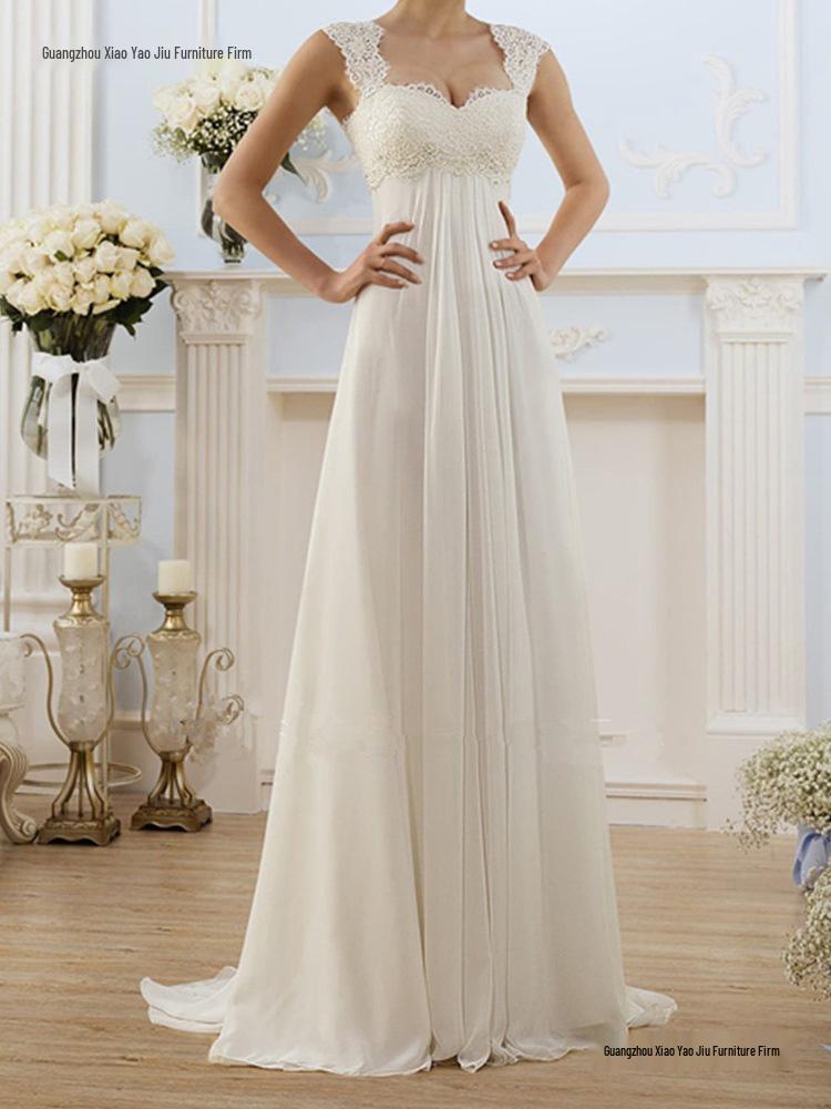 Europäisches & Amerikanisches Sexy Spitze Stich Abendkleid - Langes Damenkleid