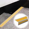 100CM Non-Slip Stair Nosing L-Shape Staircase Step Tread Self-Adhesive Stair Edge Protector Waterproof Indoor Outdoor Stair Nose Molding