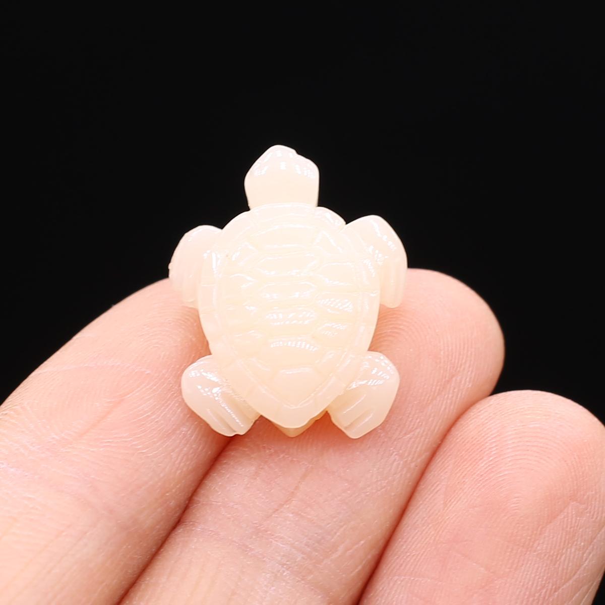 

10 шт. в партии синтетические коралловые бусины, маленькие бусины в форме черепахи, сквозные отверстия, свободные бусины-разделители для изготовления ювелирных изделий, ожерелья, браслета, аксессуары 20 мм 10Pcs/20mm