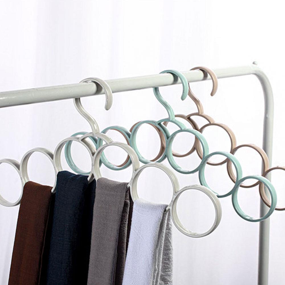 1 pc Scarf Hanger with Non-slip Round Loops