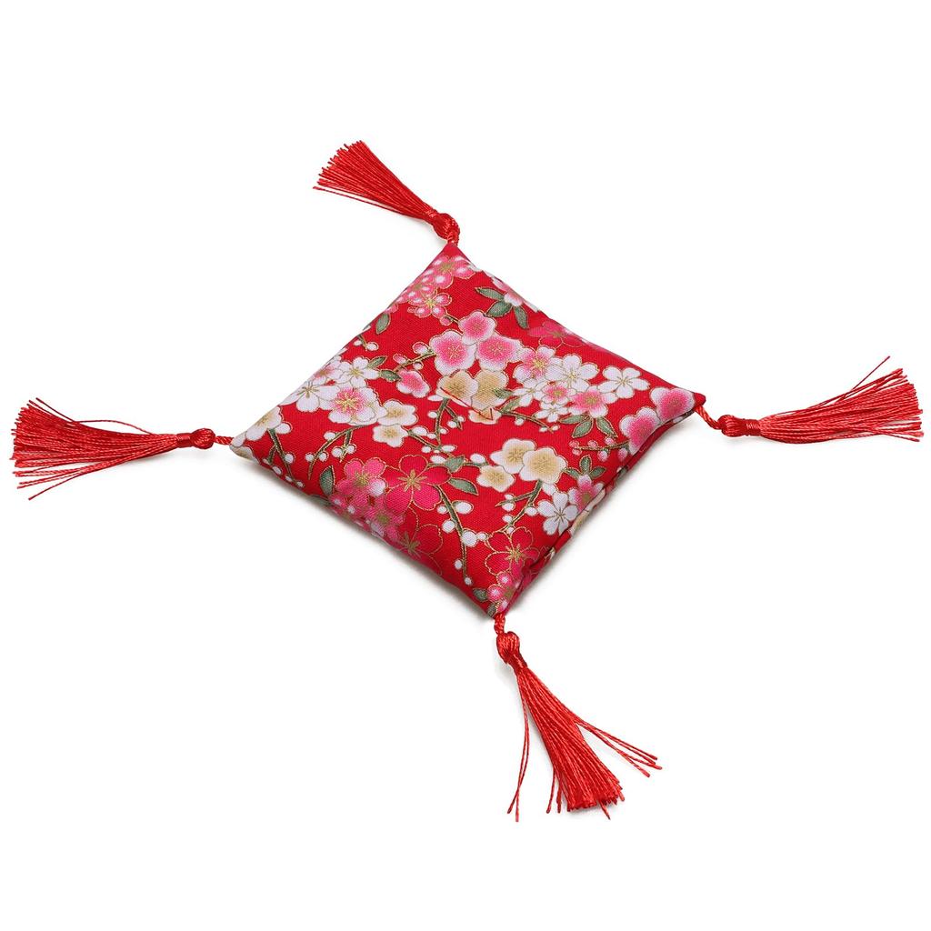 Cushions for Featuring Cherry and Crane Available In and 20cm Perfect for Buddha Beckoning Feng Shui and Doll Blossom 15cm X Japanese-style Ornaments,