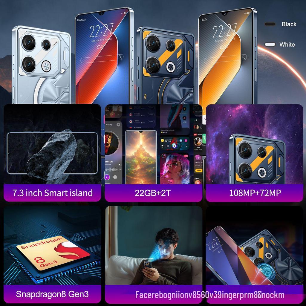 GT10 Pro Smartphone: Dual SIM, 22+2TB Storage, Android, Dual Standby
