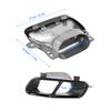 2pcs Quad Exhaust Tips Stainless Steel Fit for     5 W176 CL 5 C117 20132018(Sliver   )