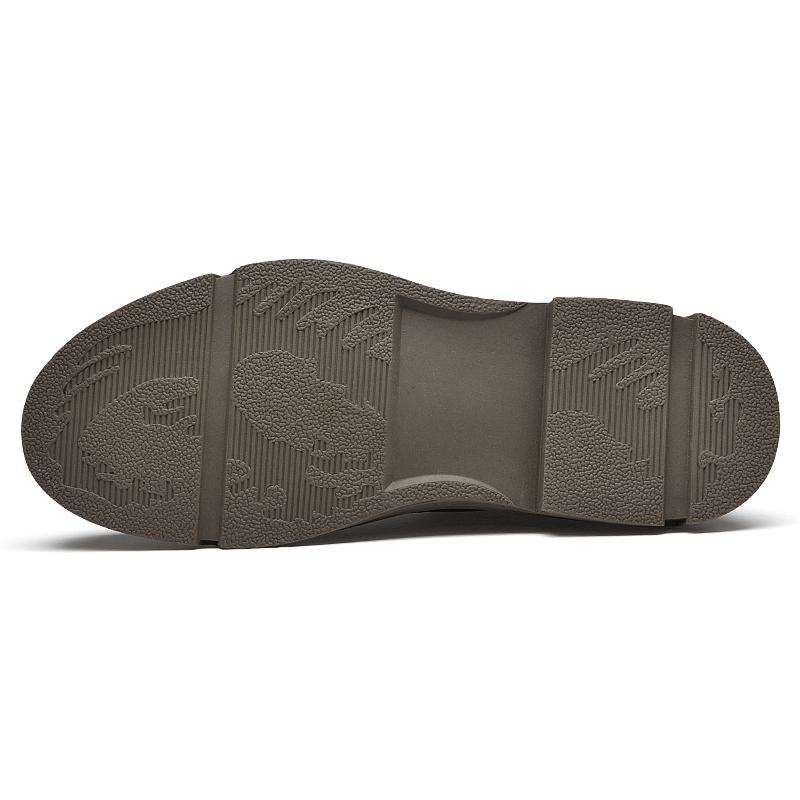 Pánské boty z pravé kůže Pohodlné neformální mokasíny Pánské ploché boty