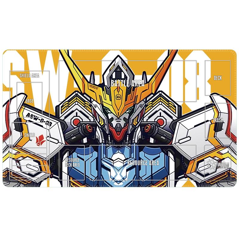 

Amuro Ray Haman Karn Cartoon TCG Unicorn Gundam Single-player Card Playmat Rubber Set Exchange Battle Dish Table Mat 30x60x0.2cm