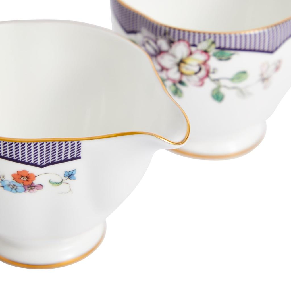 [Officially Imported] Wedgwood Wanderlust Fortune Sugar Bowl & Creamer Set (2-Piece Set) Wedding Gift (1069355)