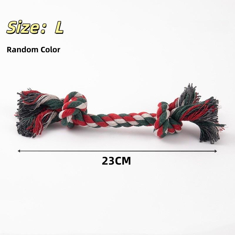 Mini Dog Toys Interactive Cotton Rope Chew Ball Toothbrush Puppy Toy for Teething Large Small Dogs Pet Accessories 5