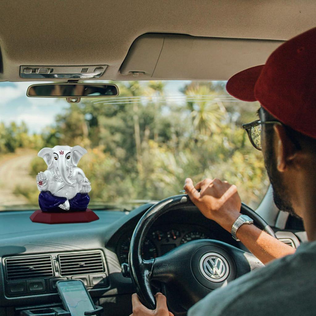 Ganesha Idol for Home Decor Showpiece Statue of Lord Ganesha for Tabletop Murti for Puja Room, Festival Gift Ganpati Figurine for Prosperity