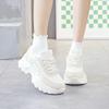 Sport Shoes for Women Sneakers  Trend Running Breathable Casual Thick Heightened Student Shoes