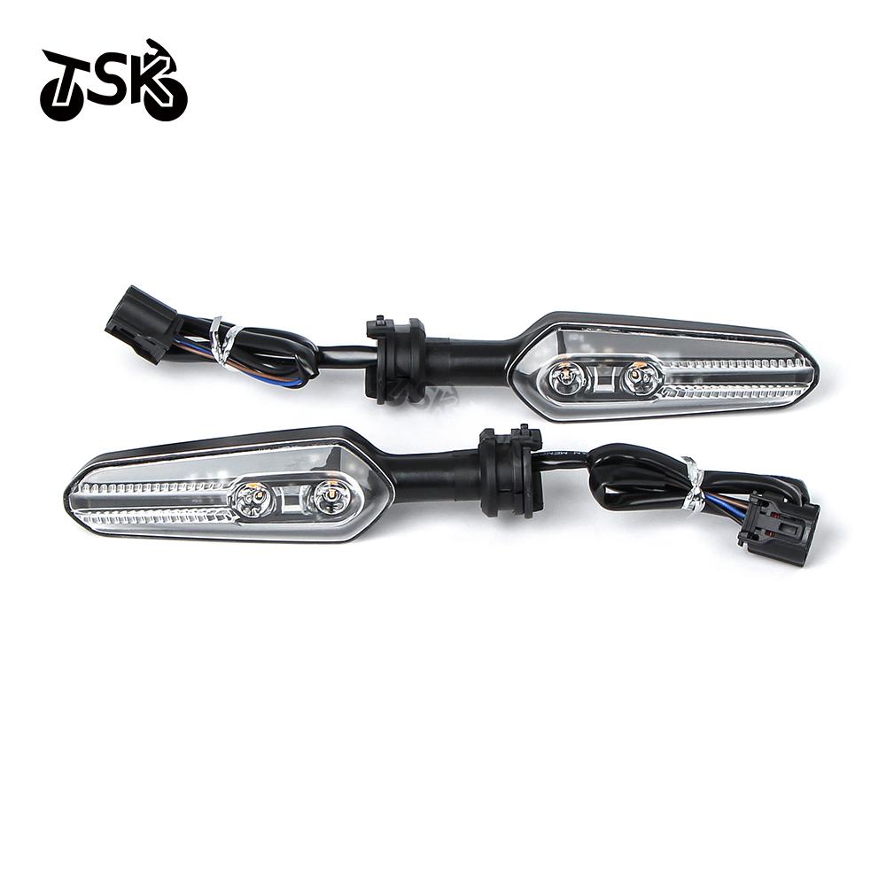 350mm & 370mm Front Rear LED Turn Signal Light For Yamaha YZF-R7 YZF R7 2021-2022 2023 Motorcycle Indicators Lamp Accessories