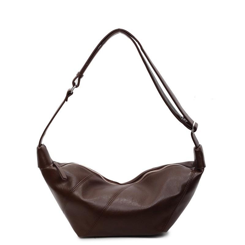 

Retro Women s Bag Lazy Dumpling Cross-border New All-matching Commuter Cross-body High-end One-shoulder Underarm коричневий