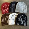 American Street Cross Knit Beanie Men Women Winter Warm Hip Hop Fashion Hat