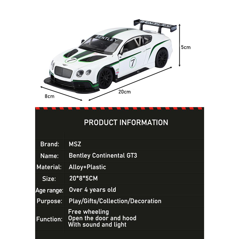 Масштаб 1/24 Bentley Continental GT3 — фото 5