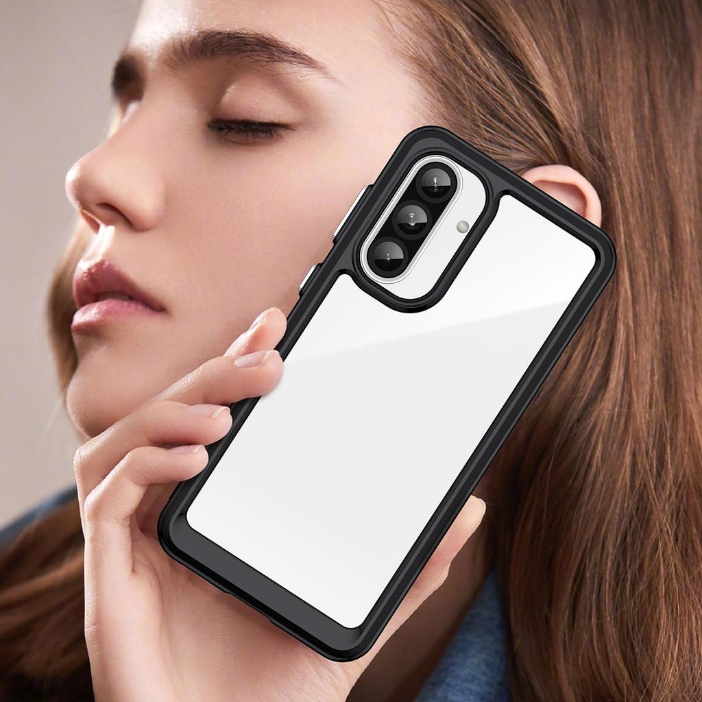 Samsung Galaxy A26 Outer Space Case with Flexible Frame - Black