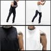 Muscleguys Running Vests Men Cotton Patchwork Mesh Cut Off Gym Tank Tops Bodybuilding Sleeveless Shirts Fitness Clothing Workout Singlets