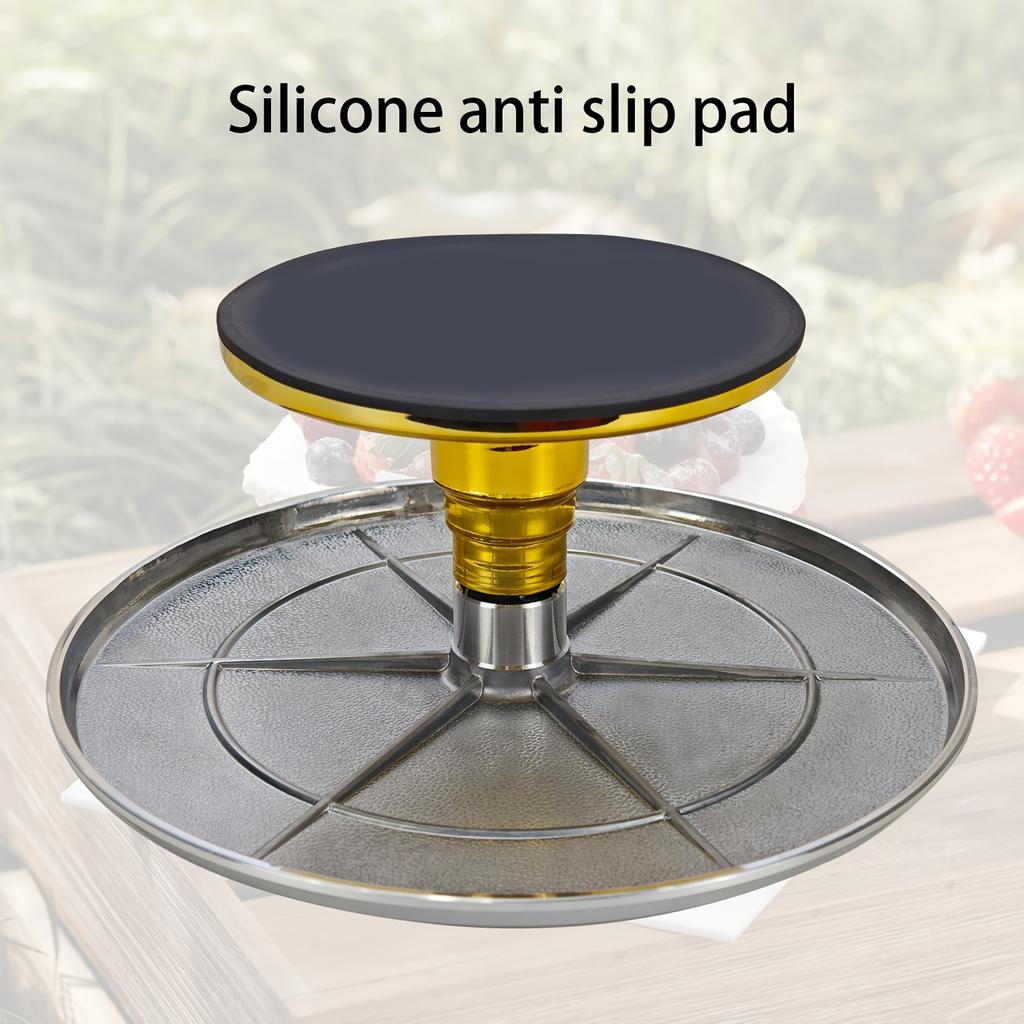 12Inch Cake Stand Turntable Baking Tools 360° Rotating Aluminum Alloy Tray Birthday Cake Baking Decoration Kitchen Accessories