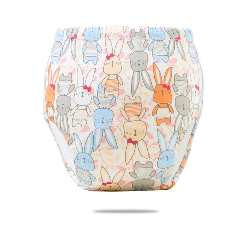 New Infant Baby Training Pant Washable Reusable Cotton Diaper for Toddler Boys Girls Breathable Diaper Nappy