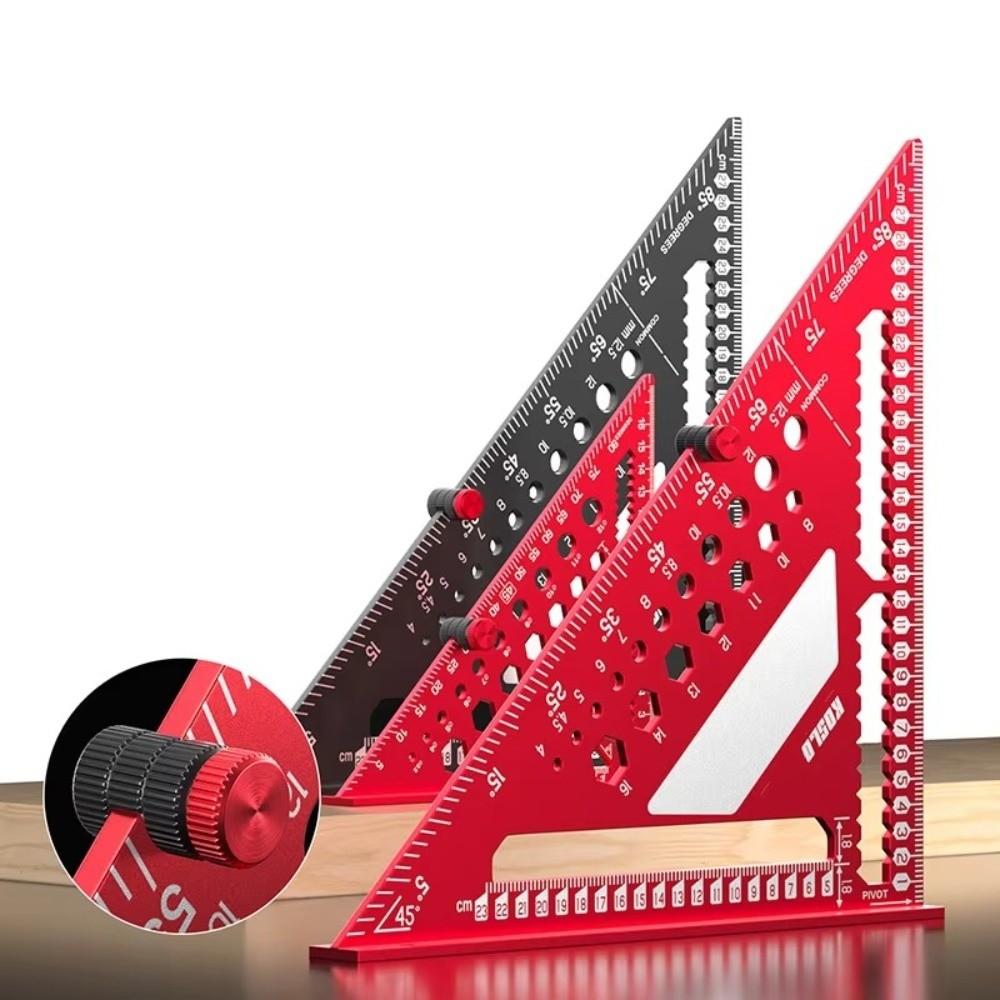 Drill Bit Measuring Multi Angle Ruler Positioning Pin Scribe Marking Rule  Woodworking
