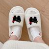 Cartoon Fluffy Slippers Summer Cute Kitten Open-toed Non-slip Indoor Home Household Fluffy Slippers