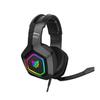 Onikuma B100 Wearable Wired Gaming Headset with Flexible Mic LED Lights Wireless  Earphone Dynamic RGB Lighting Effect 3 Mode Headphones