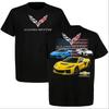 Chevy Corvette Patriotic Graphic T-shirt Vintage American Performance Car