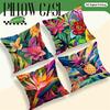 Mexican Style Painting Cushions Pillowcase Printed Polyester 45X45Cm Throw Pillow Cover Decorative Sofa Cushion Pillowslip