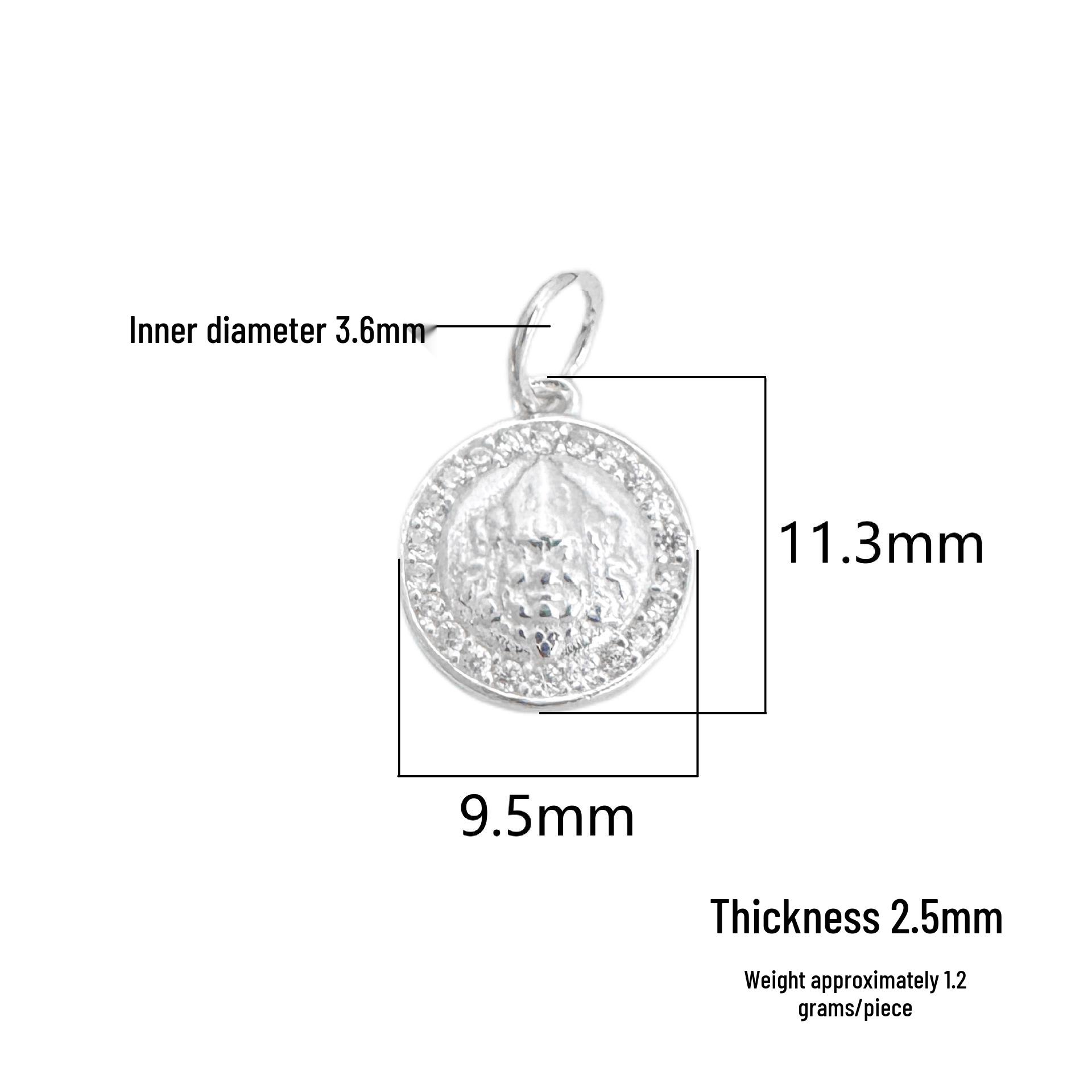 Sterling Silver S999 Yellow Wealth God Pendant - Chinese Style Charm for DIY Bracelets, Necklaces, and Beading Accessories. S999 Fine Silver серебряный