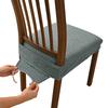 Pack of 4 Dining Chair Seat Covers with Double Elastic Band for Secures Fit Striped Check Design Enhancing Home Decors