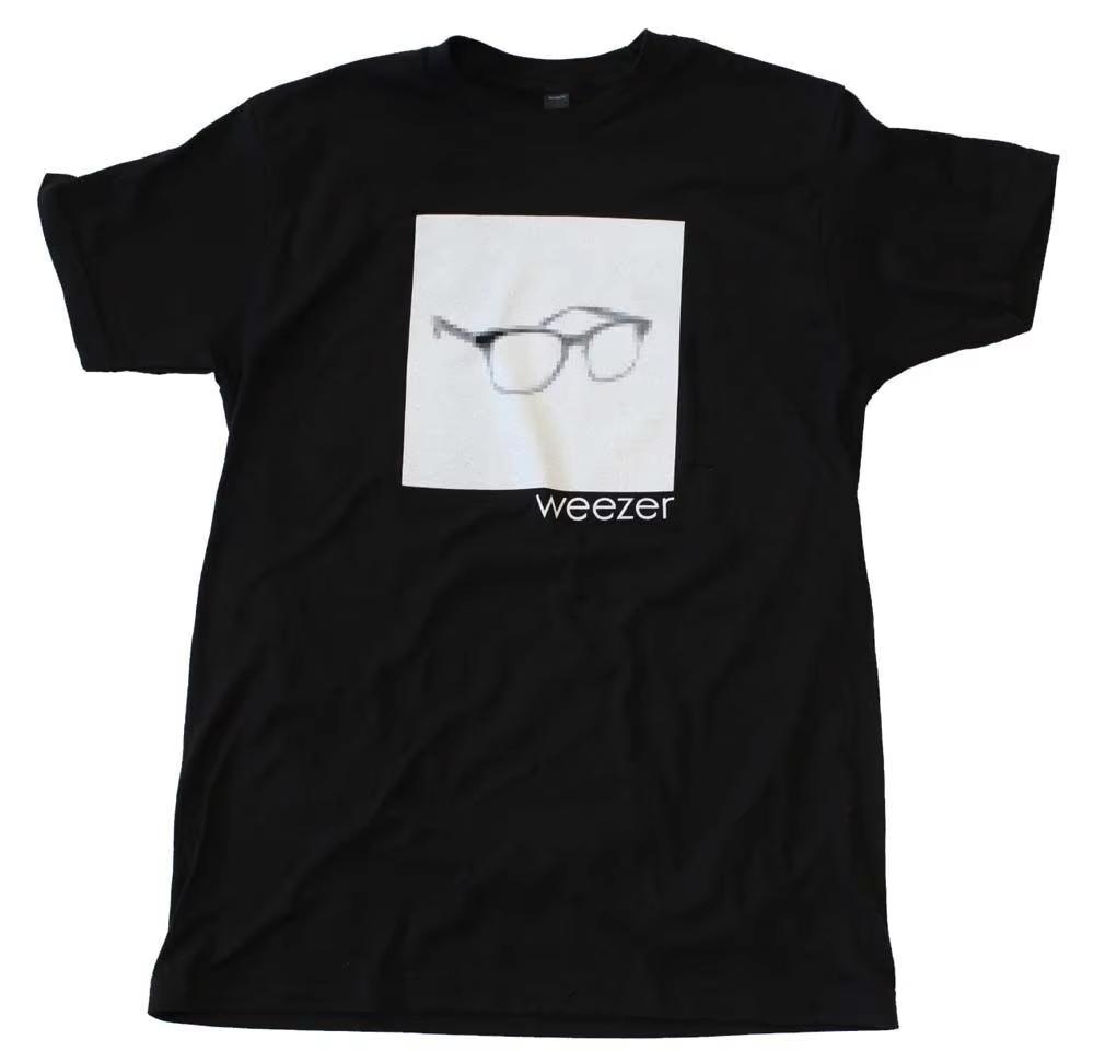 Weezer Band Cotton T Shirt Vintage Unisex Unisex Hip Hop Tee Fashion Short Sleeve Tshirt Oversized Unisex T-shirts Streetwear Tops Clothing