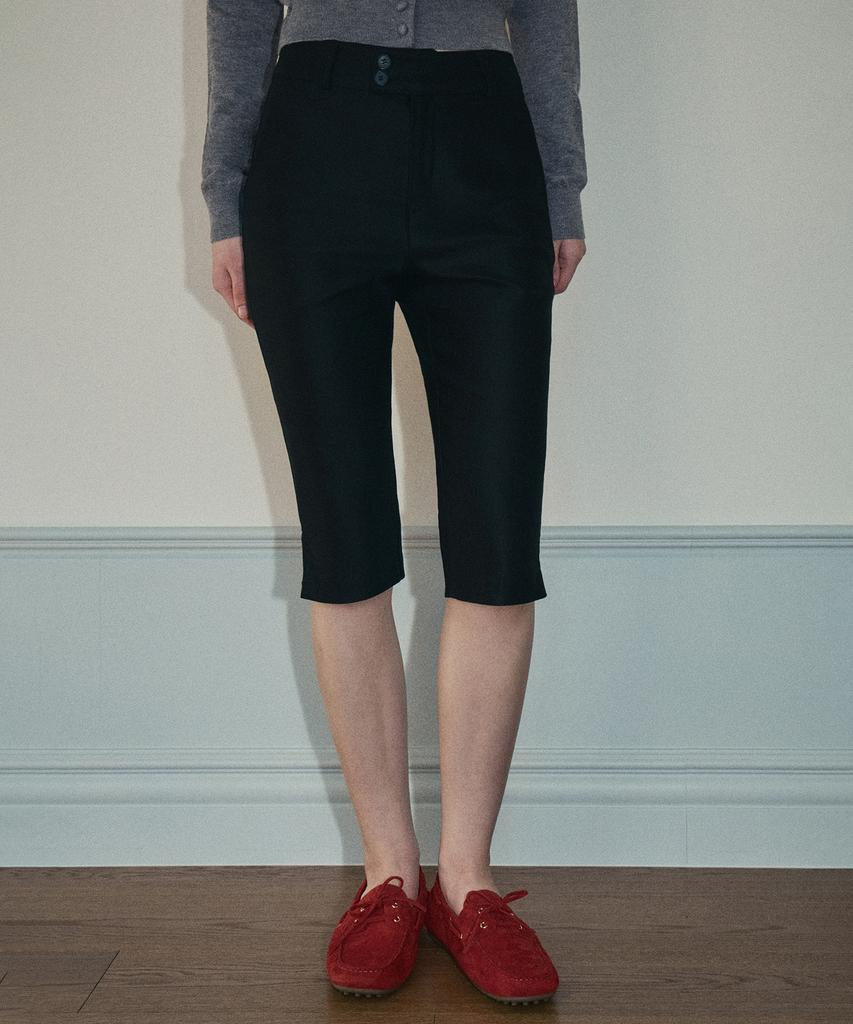 Aueonoseuteljia 90S Capri Pants_Black(O25-Pt01)