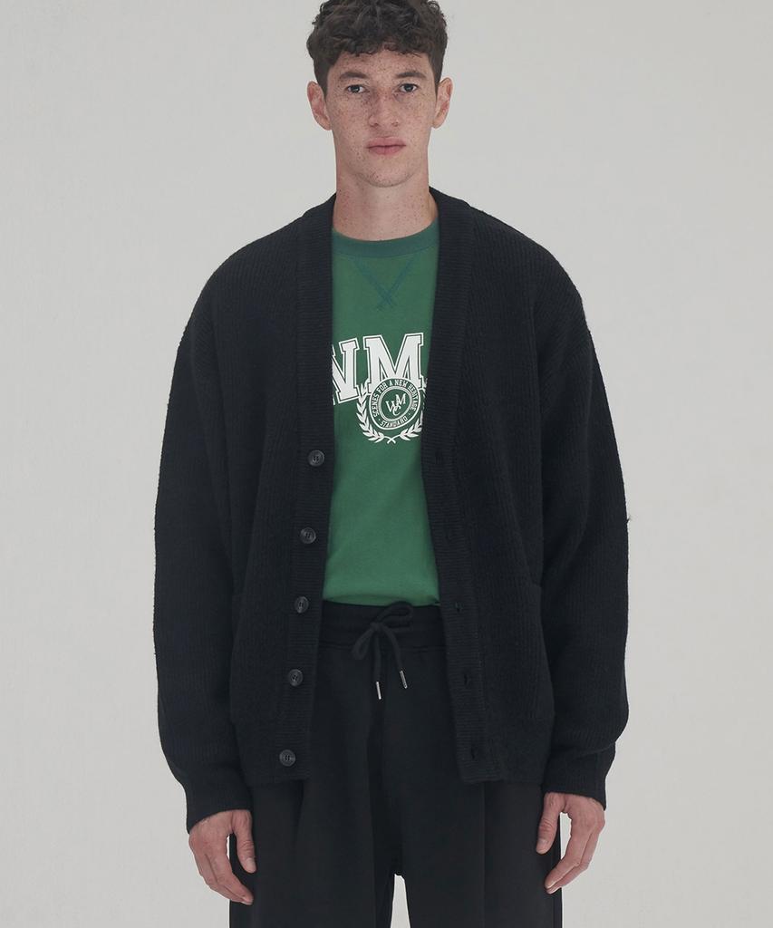 Wmc Bulky Wool Cardigan_Black