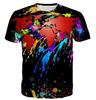Graffiti 3D Printed T-shirts for Men, Women, Harajuku Streetwear, Androgynous Tops Supplied Directly from the Manufacturer