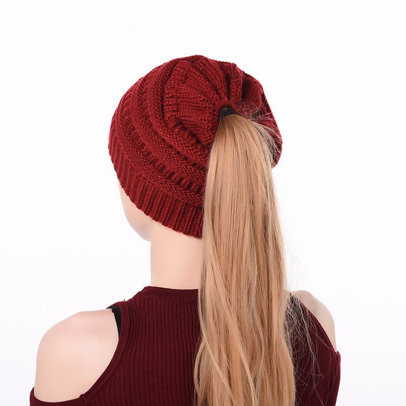 Stylish Women's Knit Beanie Hat For Winter Spring And Fall In Various Colors