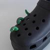 Weird Shoe Charms Set Accessories Hole Shoe Buckle Summer Green Crocodile Snake DIY 3D Creative Vivid Shoes Decorations