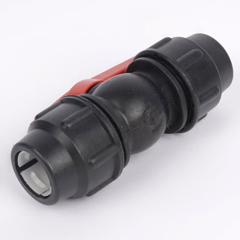 Jing Zhou Yuan PE Quick Connect Water Pipe Ball Valve