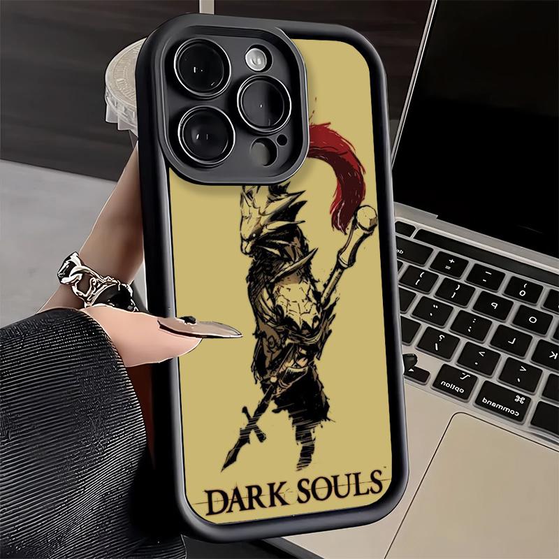 Phone Case for iPhone 17 Air 16E 15 16 Pro Max D-Dark S-Souls Game Cover 14 Plus 13 12 Mini Soft Shell Silicone Fundas