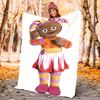In the Night Garden Flannel Blanket Soft Warm All-Season Throw, Design for Camping, Car Travel, Hiking Sofa, Bed, Office Perfect Gift for Parties
