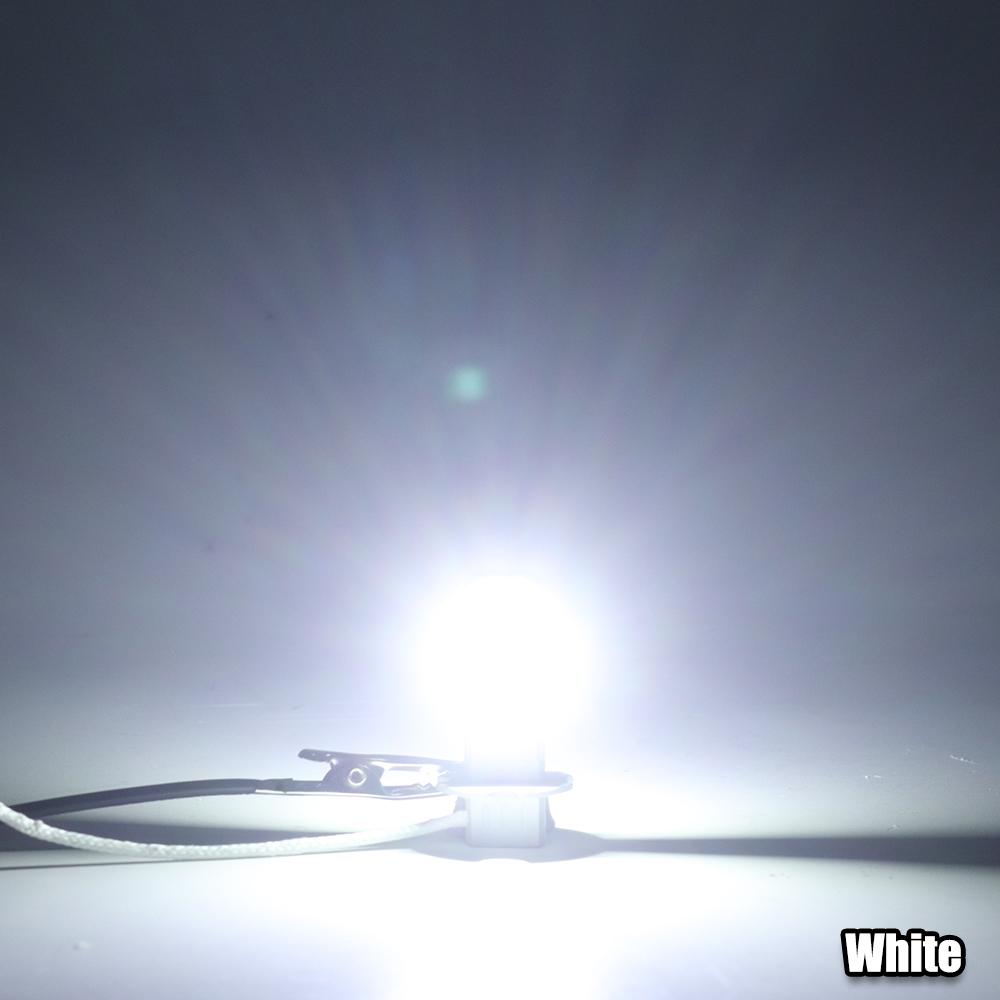 MAXGTRS 2x H3 Headlight LED Canbus No Fan High Beam 6500K White Yellow Car Fog Light Driving Lamp DRL 12V Mini Design белый