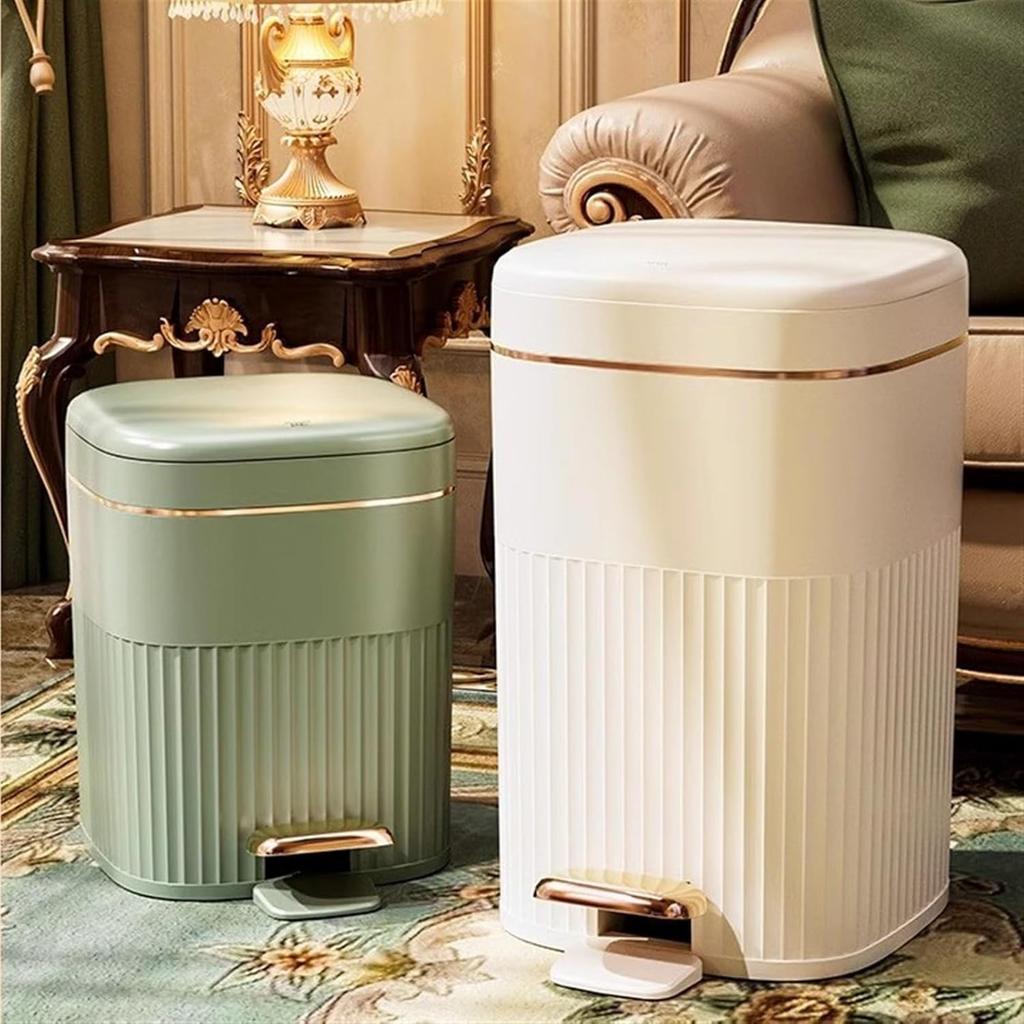 8/10L Nášlapný koš na odpadky Vodotěsné koupelnové odpadkové koše s víkem Velkokapacitní koš na odpadky Luxusní kancelářský kuchyňský koš na odpadky