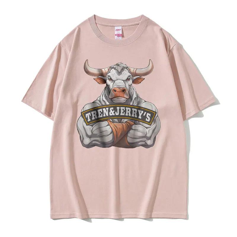 Vtipné tričko s memem Tren a Jerryho nadměrného napumpování Dámské tričko do posilovny, na fitness, na sport Unisexové ležérní tričko Unisexové tričko